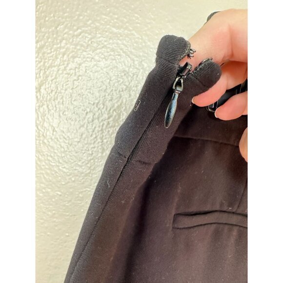 Apt 9 Womens‎ Black Skirt 10 Pencil straight skirt button zipper polyester - Picture 4 of 8